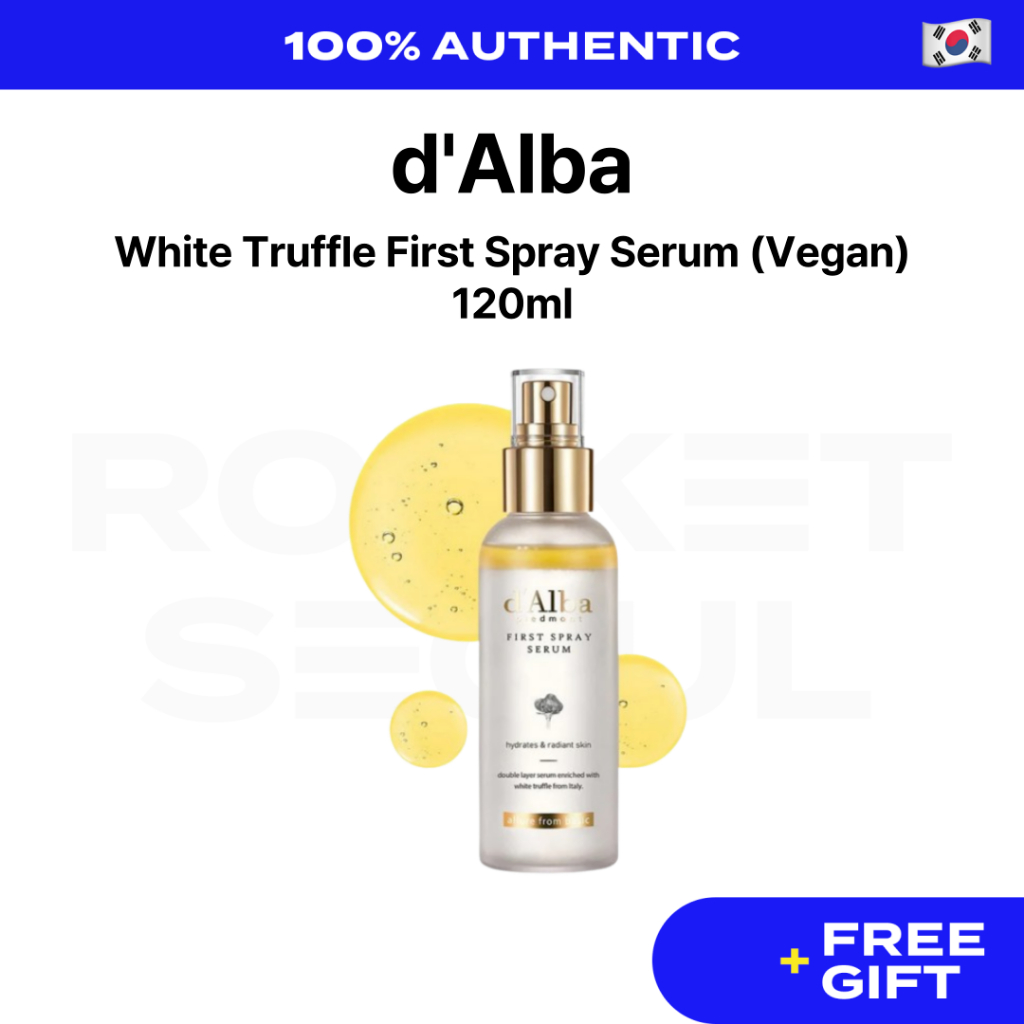 &lt;พร้อมส่ง&gt;[d'Alba] White Truffle First Spray Serum (Vegan) เซรั่มทรัฟเฟิล ขนาด 100 มล.