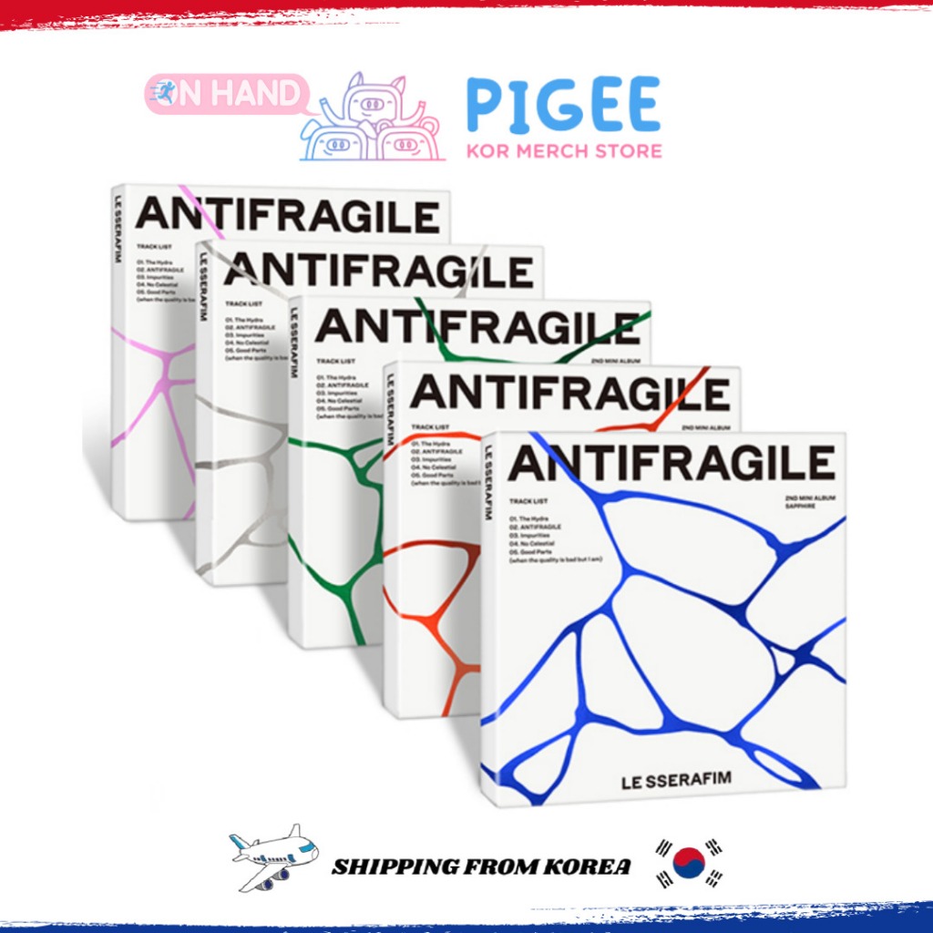 LE SSERAFIM - [ ANTIFRAGILE ] 2ND Mini Album (COMPACT VERSION)