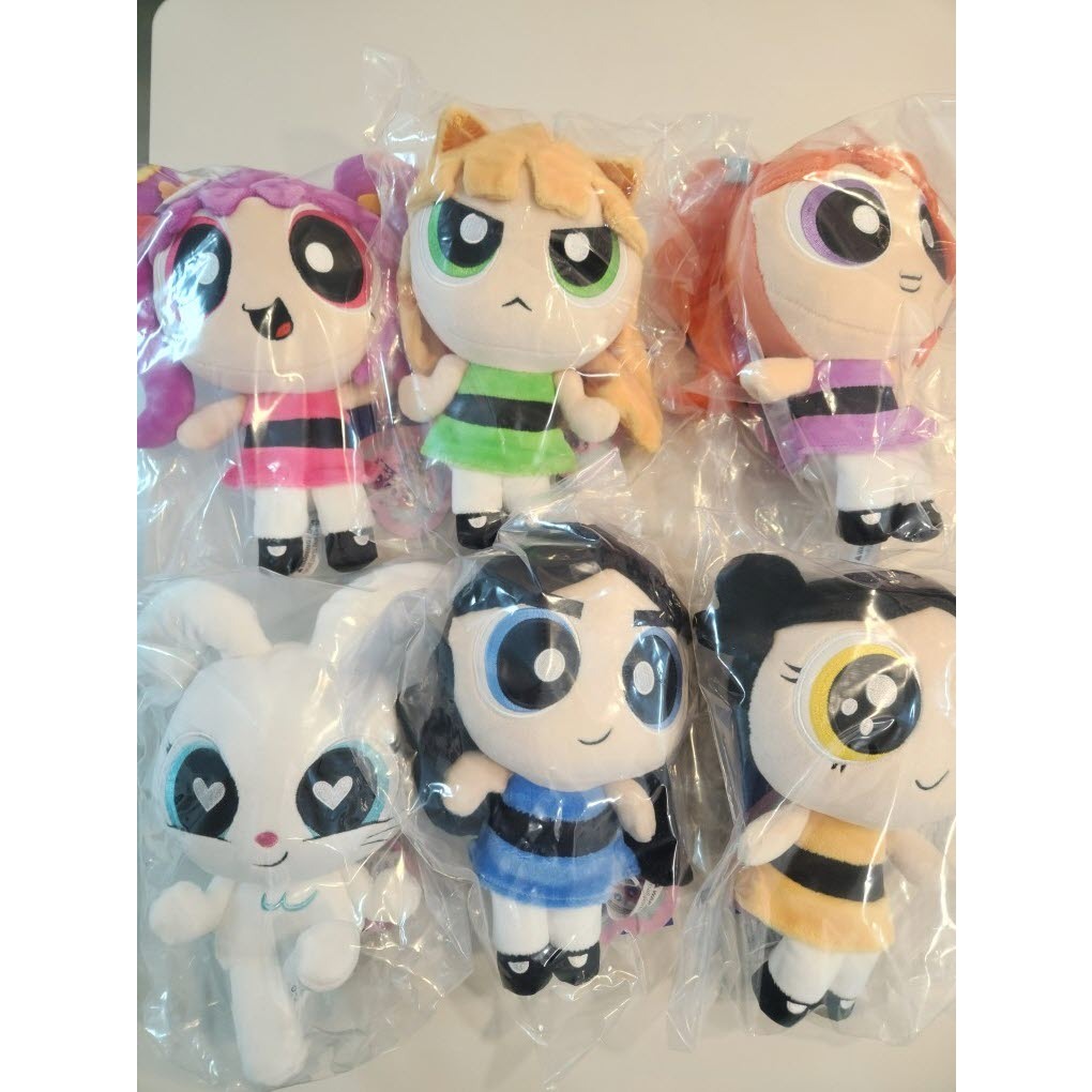 Newjeans LINE FRIENDS ยินดีต้อนรับสู่ POWERPUFF GIRLS X NJ's ROOM Official MD DOLL MEDIUM