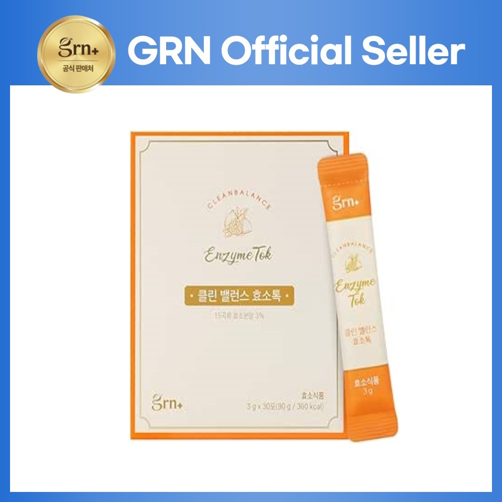 Grn Clean Balance EnzymeTok 1 กล่อง (ความงามภายใน / วิตามิน / ดีท็อกซ์ / อาหาร / ลดน้ําหนัก / อาหารเ