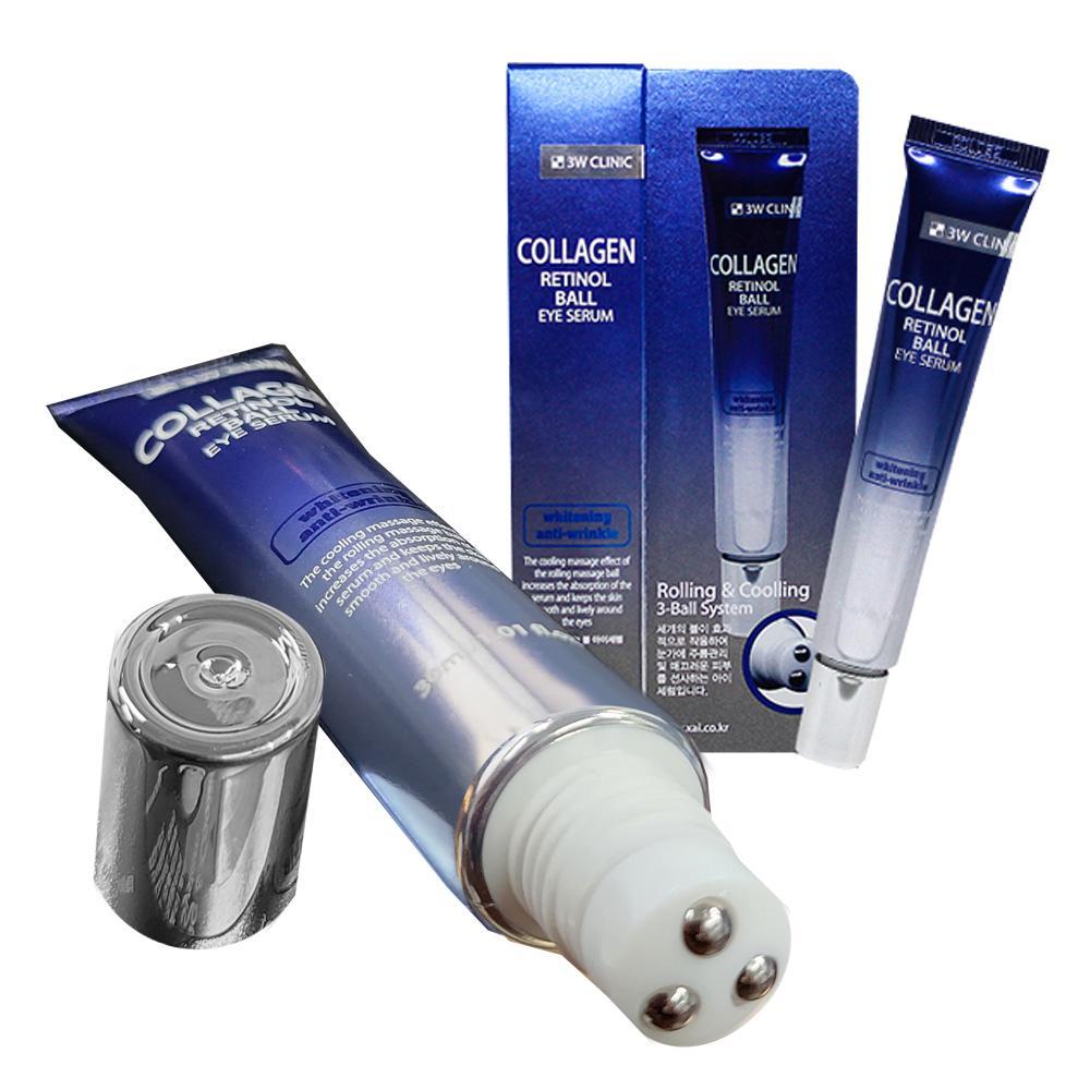 3w CLNIC คอลลาเจน เรตินอล โวลลิ่ง ไอซ์รัม 30 มล. 2P