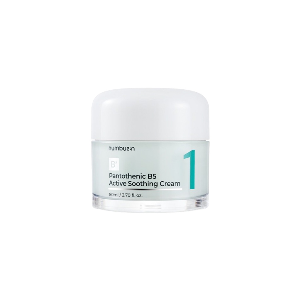 numbuzin no.1 pantothenic b5 active soothing cream ครีมผ่อนคลาย 80ml