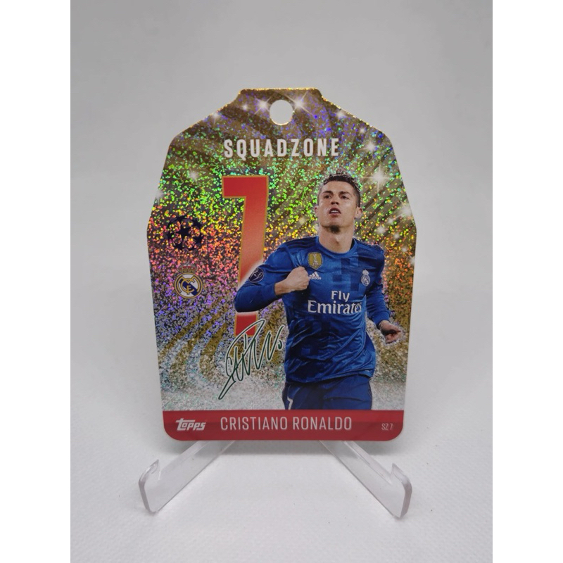พิเศษฉบับจํากัด CRISTIANO RONALDO MATCH ATTAX 2024/2025 SQUADZONE