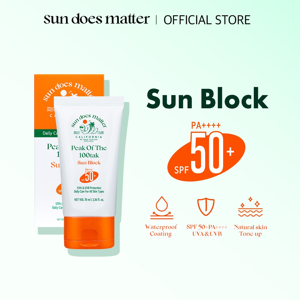 Sundoesmatter กันแดด Peak Of the 100tak (70 มล.)