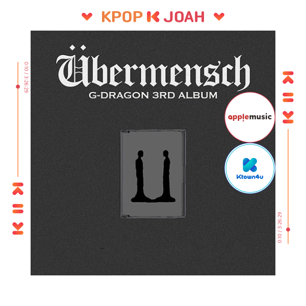 (PHOTOCARD ALBUM ver.) G-DRAGON (BIGBANG) [Ubermensch] 3rd Album (26th Feb.2025)