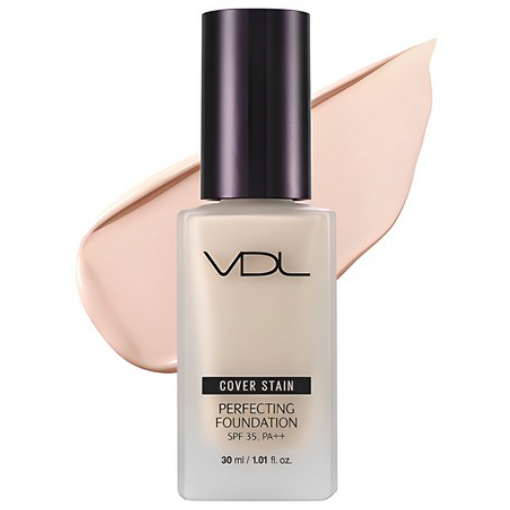 Vdl Cover Stain Perfecting Foundation, 30ml (Shade A02), 1 ขวด