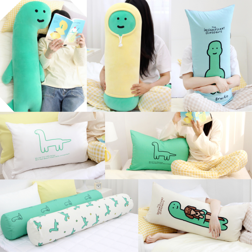 Joguman Big Body Pillow ตุ๊กตาหมอนข้าง 100cm ไดโนเสาร์แขนสั้น