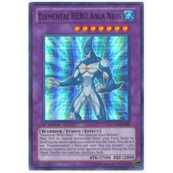 ภาษาอังกฤษ YuGiOh Elemental HERO Aqua Neos LCGX-EN057 Super Legendary Collection 2 (LC02) รุ่นที่ 1