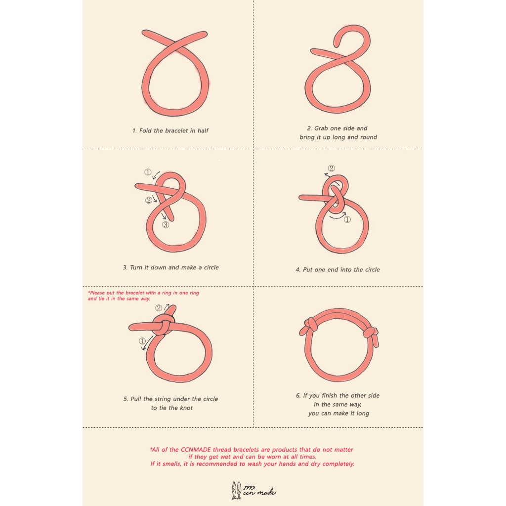 [CCNMADE] สร้อยข้อมือ แฮนด์เมด ด้ายอวยพรคู่ / มังกรเงิน (6 สี) - รูปที่ 7