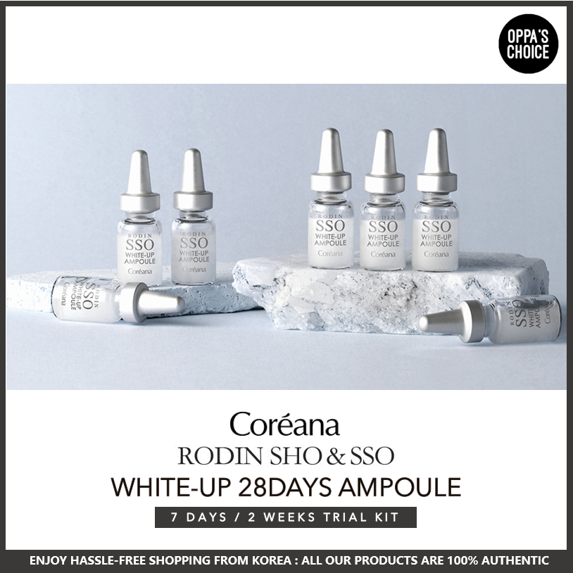 [COREANA] RODIN SHO&SSO WHITE UP 28DAYS AMPOULE TRAIL KIT (7DAYS / 14DAYS)