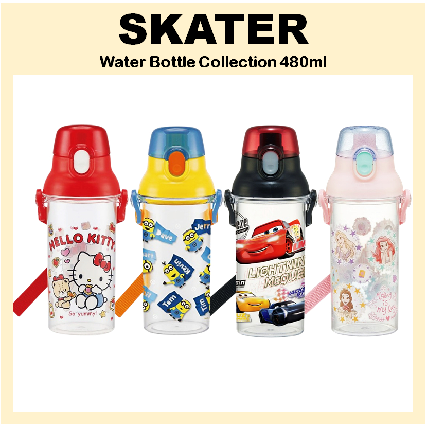 [SKATER] ขวดน้ําดื่มพลาสติกใส 480 มล. PSB5TR ผลิตในญี่ปุ่น