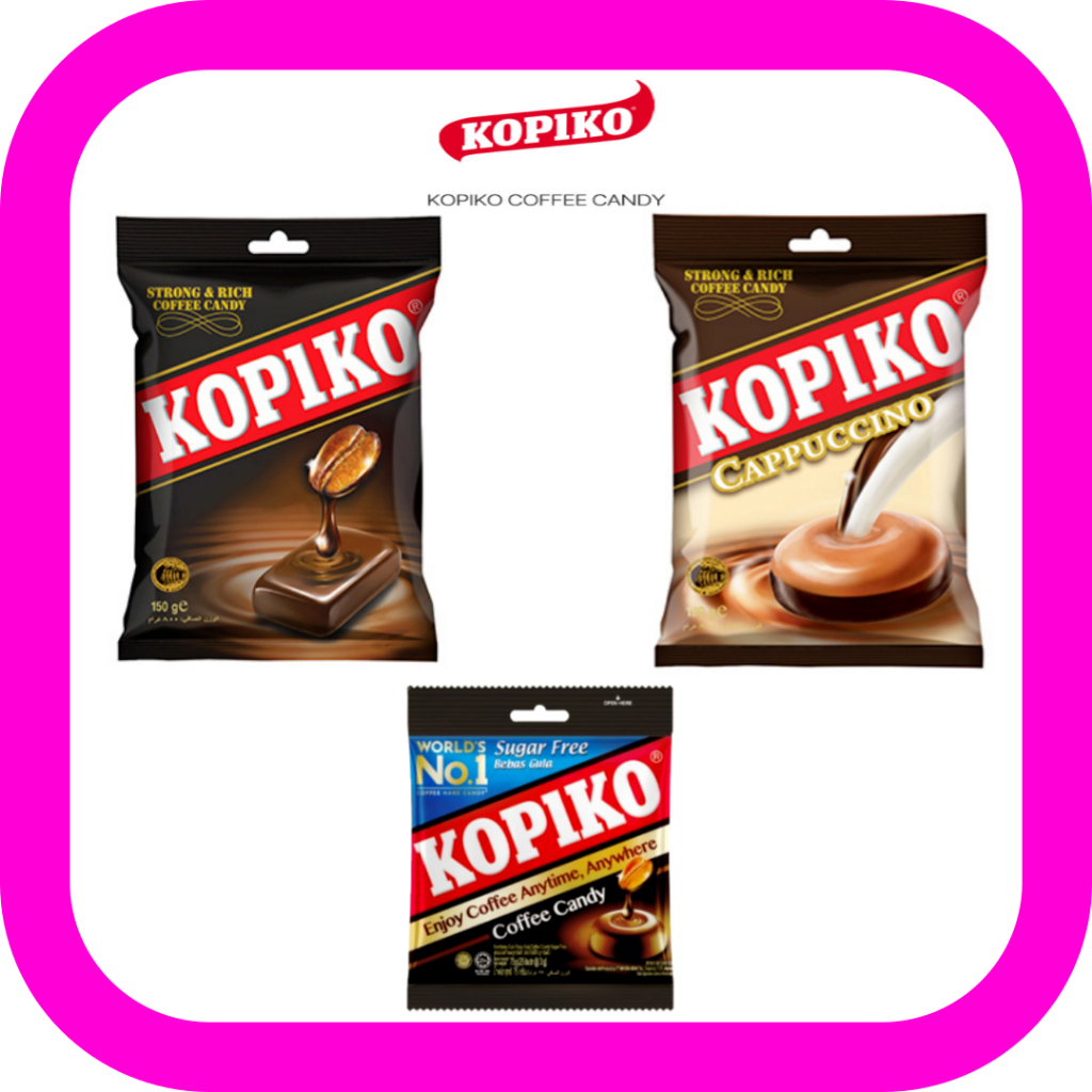 Kopiko กาแฟแคนดี้ 150 กรัม / Kopiko Cappuccino Coffee Candy 120 กรัม / Kopiko Sugar Free 75 กรัม ฟีเ