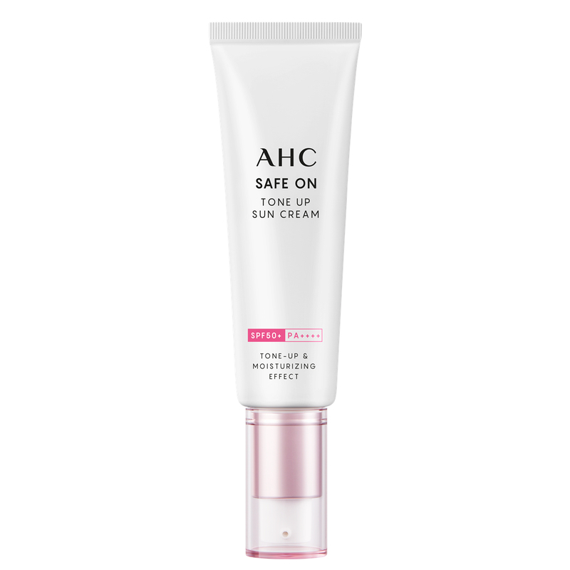 Ahc Safe On tone up Sun Cream ครีมกันแดด 50 มล. + 20 มล. / ahc / โทนสี ahc