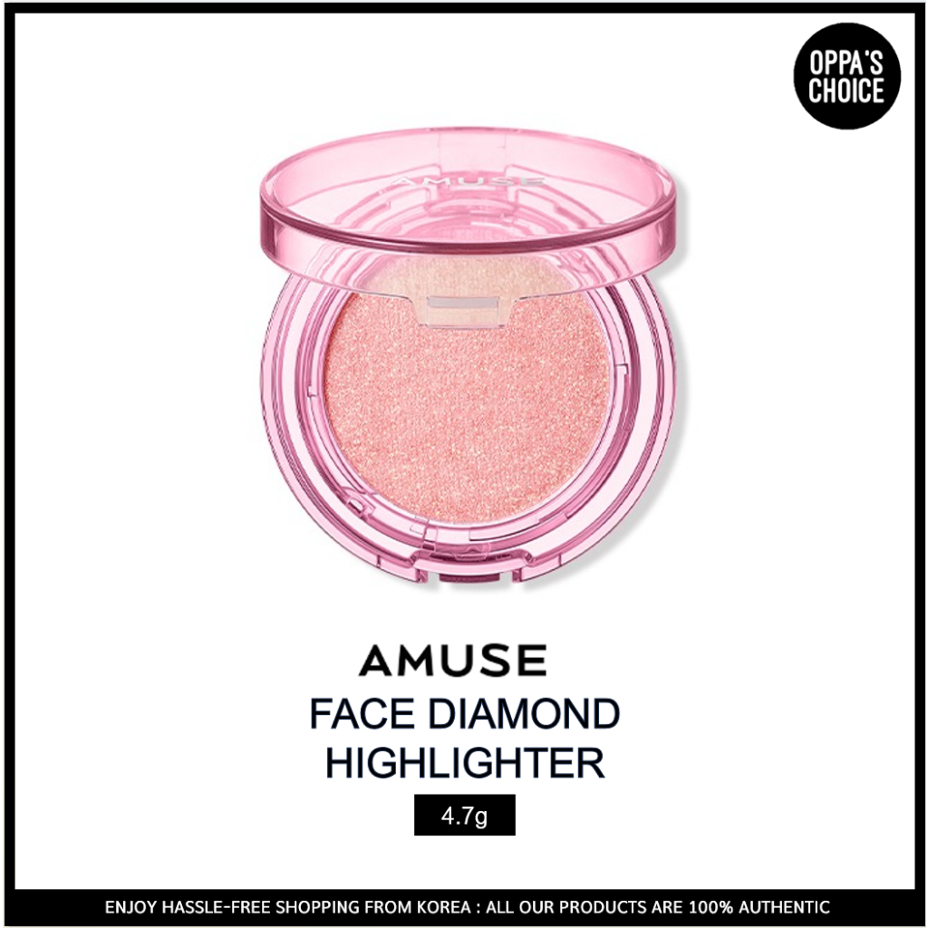 [READY TO SHIP] AMUSE FACE DIAMOND HIGHLIGHTER 4.7g / AMUSE HIGHLIGHT