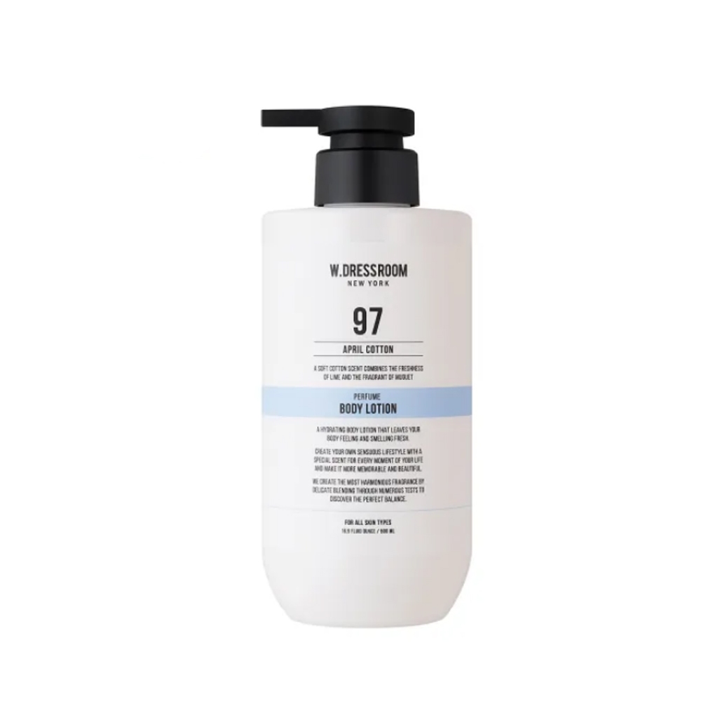 W.dressroom โลชั่นน้ําหอม เบอร์ 97 เมษายน ผ้าฝ้าย (16.9 ออนซ์)