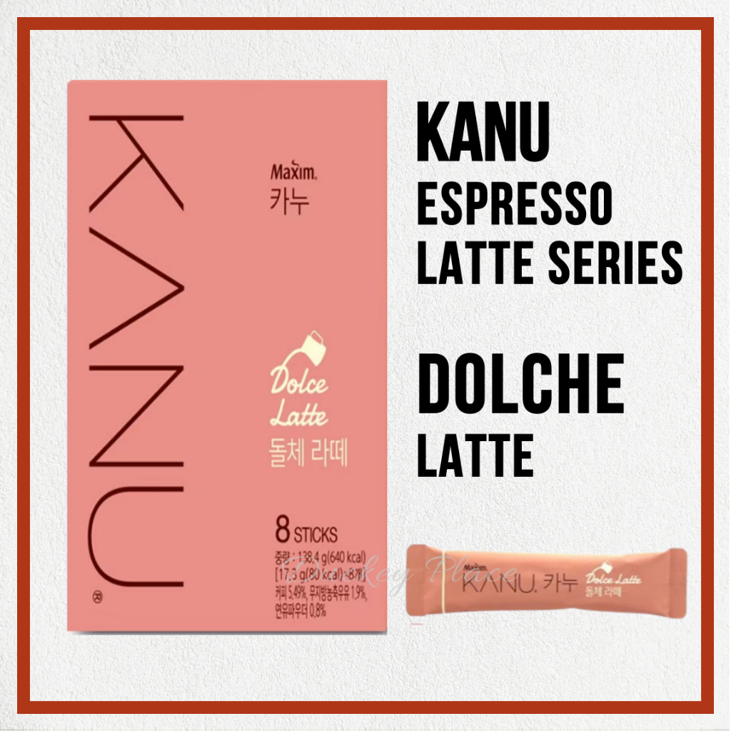 Kanu Coffee Espresso Latte Collection Dolche Latte 8T 24T