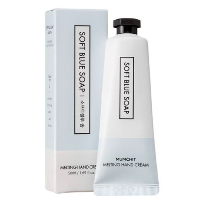 Mumchit MELTING HAND CREAM – สบู่สีน้ําเงินนุ่ม