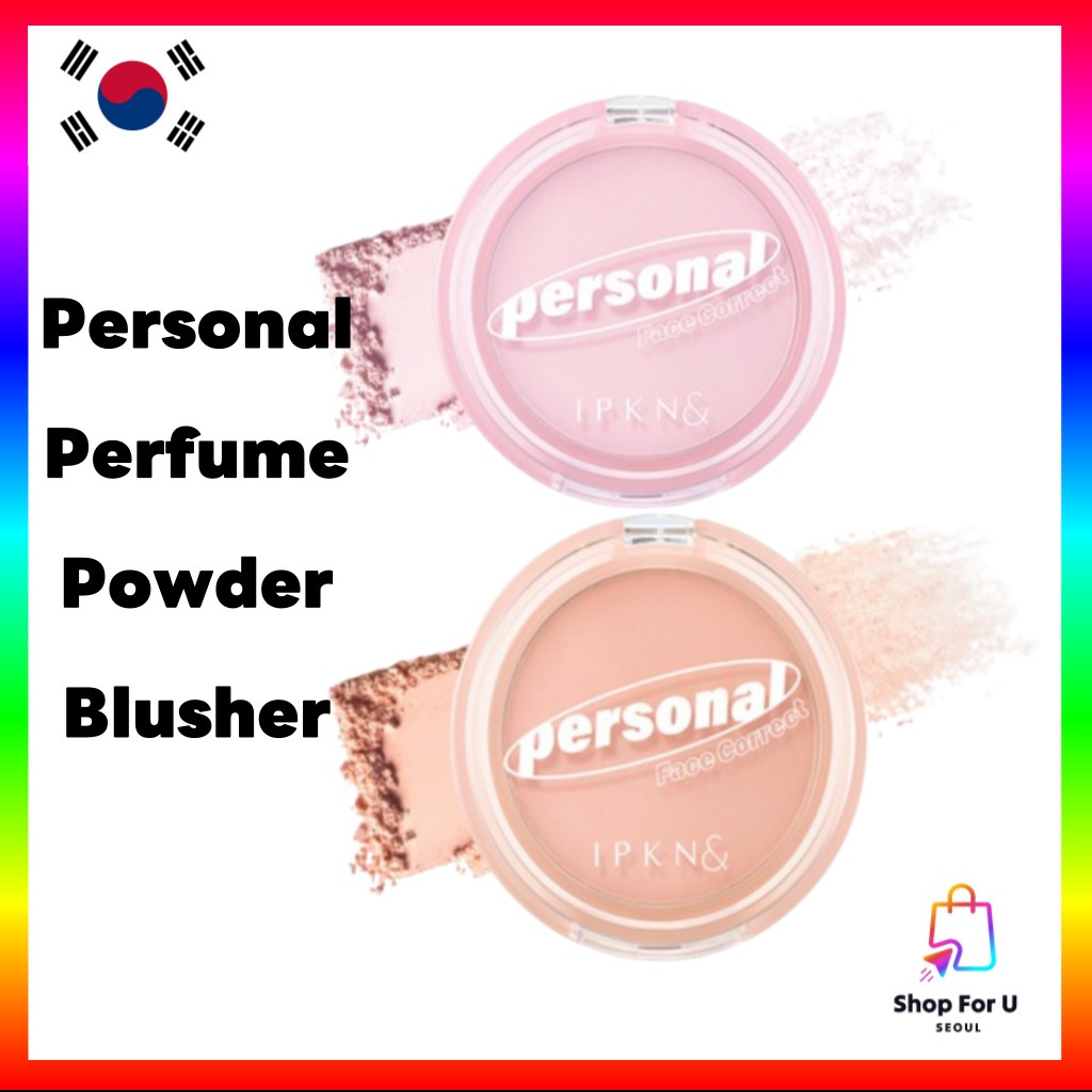 [IPKN ] Personal Perfume Powder Blusher Cool Lavender Warm Coral