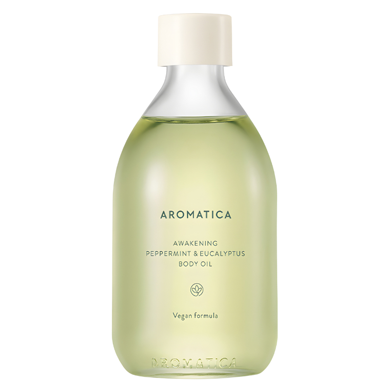 AROMATICA Awakening Body Oil Peppermint & Eucalyptus 3.38 fl.oz / 100ml (วันหมดอายุ: 2028.02)