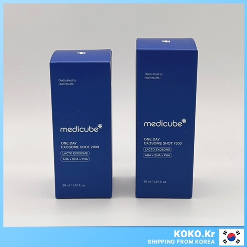 Medicube Zero Exosome Reedle Shot 2000, 7500 PPM Ampoule 30ml พร ้ อม FREEBIES