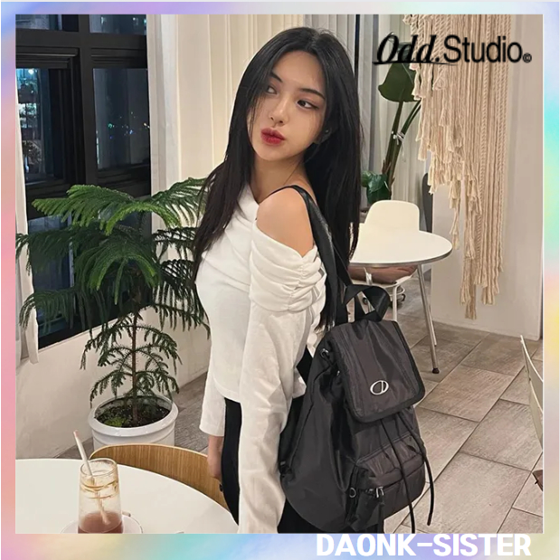 [ODDSTUDIO] Odd กระเป๋าเป้สะพายหลัง สัญลักษณ์ Stitch ขนาดเล็ก ของแท้ 100%