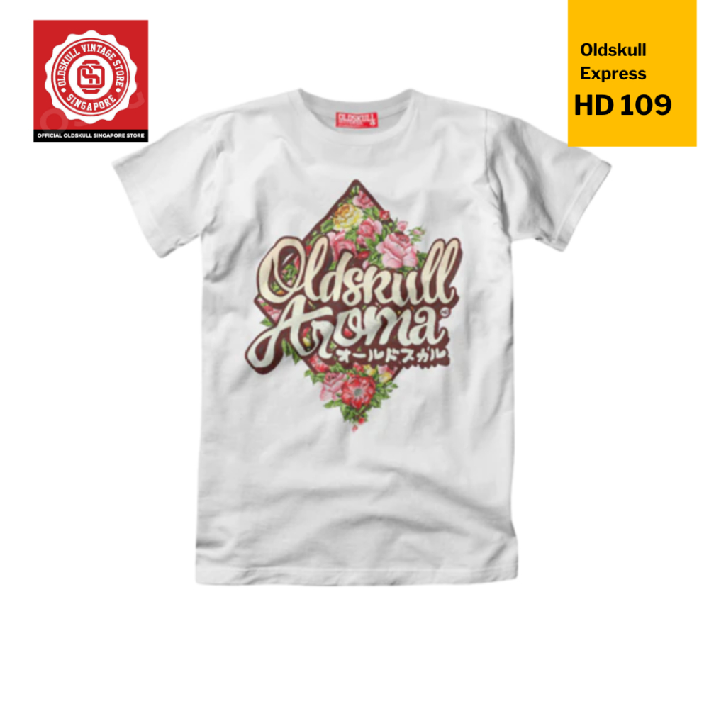 Oldskull Express HD 109. เสื้อยืดพิมพ์ลายดิจิตอล [ร้านค้า Oldskull SG อย่างเป็นทางการ]