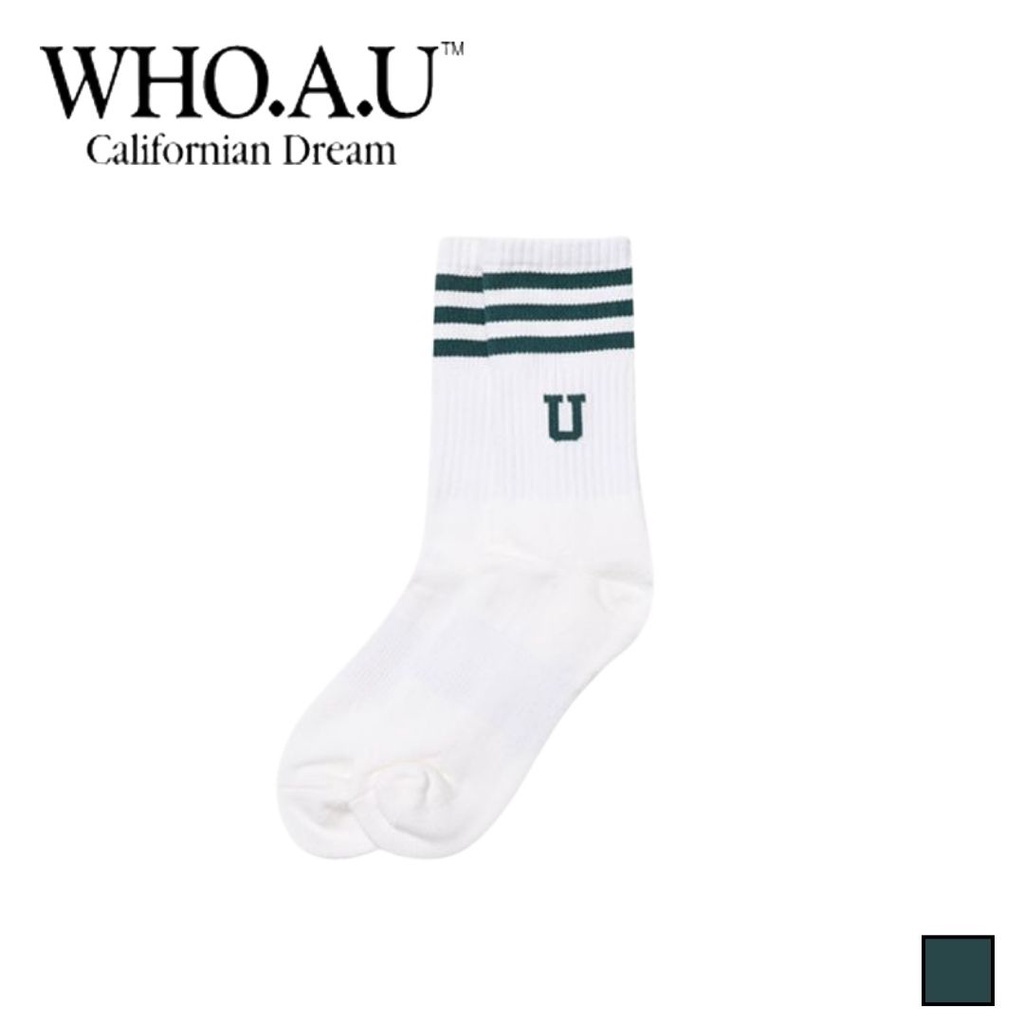 [WHO.A.U] ใหม่ ชุดถุงเท้าตัวอักษร (สามรายการ) | Whayc4922a