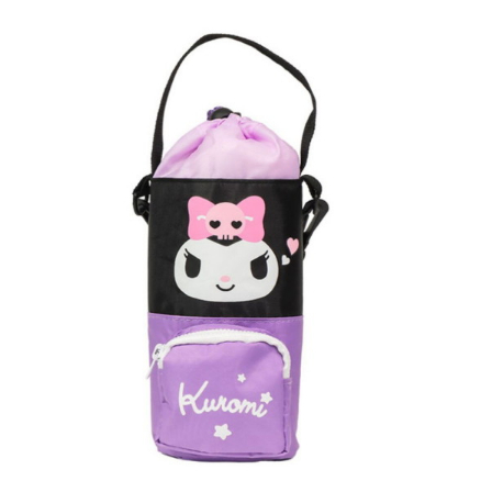 Sanrio ของแท้ Kuromi กระเป๋าใส่ขวดน้ํา พร้อมกระเป๋า