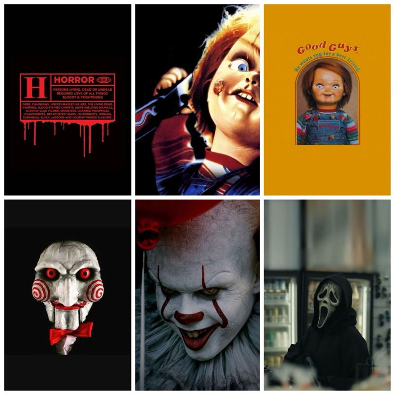 SCARY EZ-LINK CARD STICKER / HORROR MOVIE STICKERS / CUSTOMISE CARD SKIN STICKERS