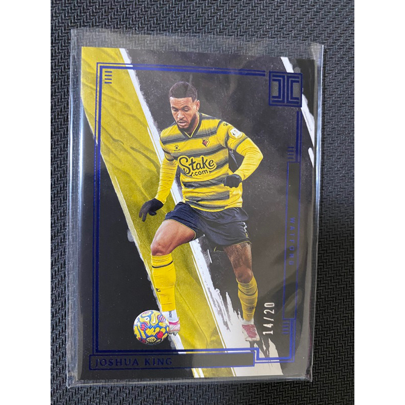 Panini Soccer Card 2021 Impecable EPL Joshua King Watford 128 /20 สีฟ้า