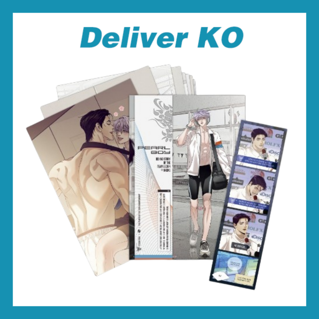 [TEM Lezhin / สินค้าอย่างเป็นทางการ] <Pearl Boy> Team Lezhin Behind Postcard Set