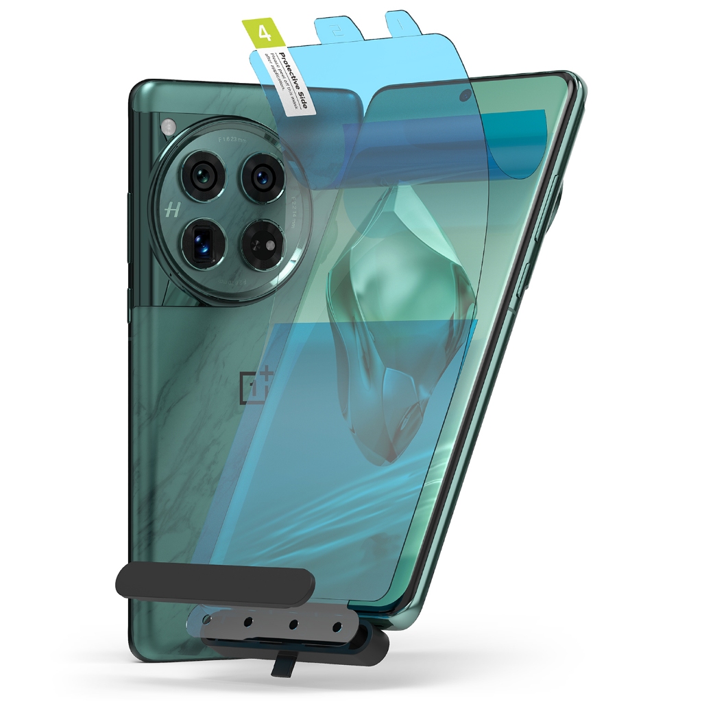 Ringke Dual Easy Film ตัวป้องกันหน้าจอแอปพลิเคชันที่ง่ายดาย สำหรับ OnePlus 12