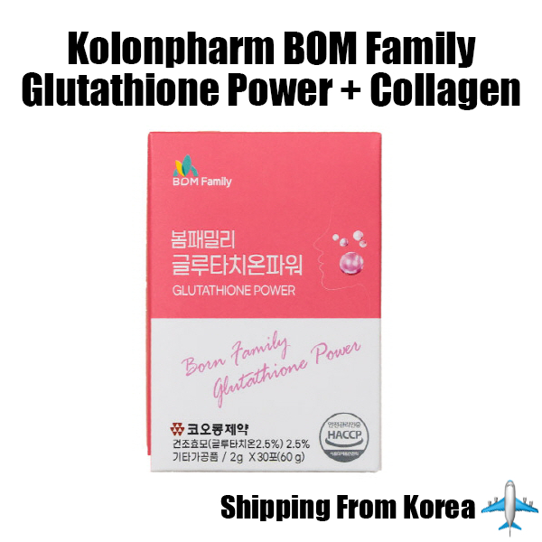 [Kolon] Bom Family Premium Glutathione Power 60g(2g*30T) วิตามินซี / ไวท์เทนนิ่ง / Moro Orange Colla