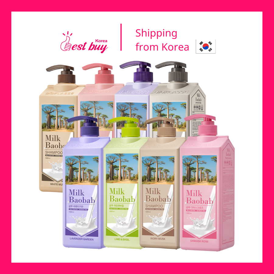 Milk Baobab Original แชมพู 8 กลิ่น 1000 มล.