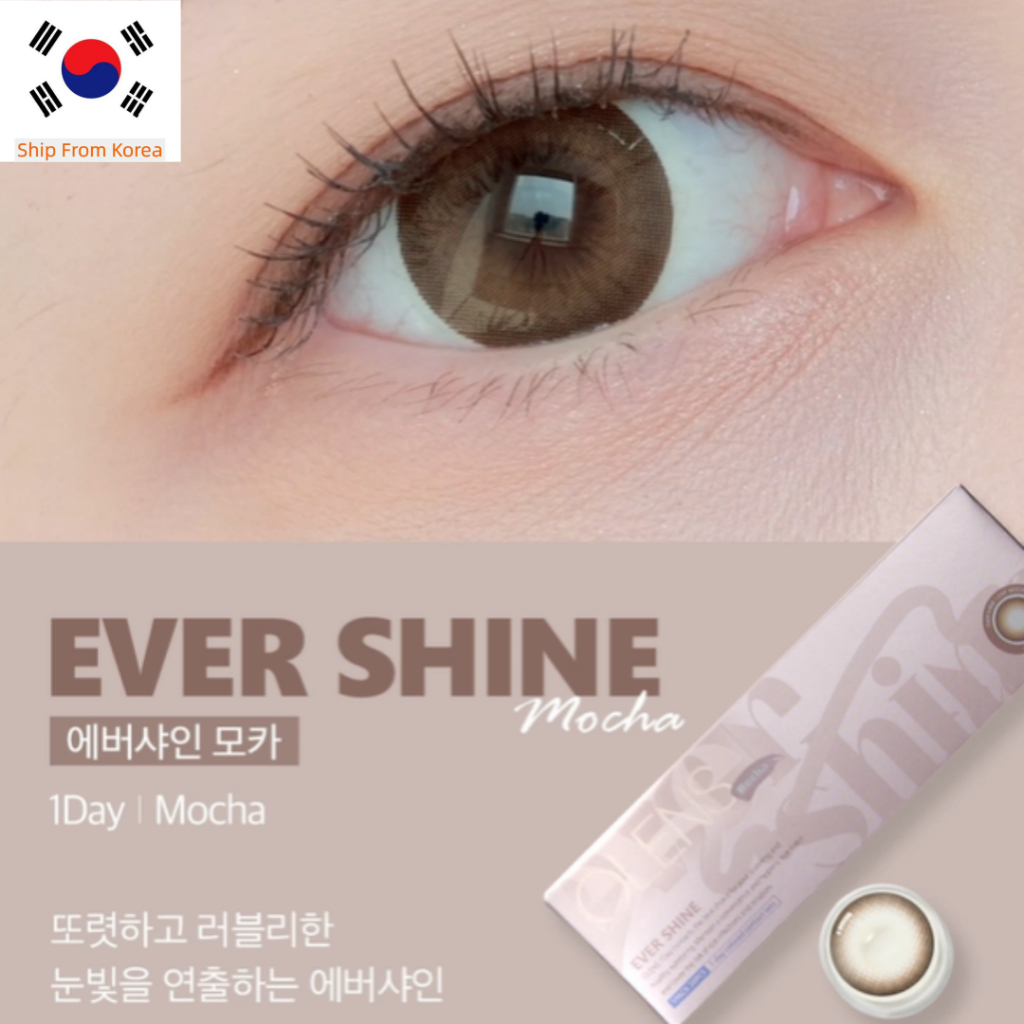Olens EVER SHINE MOCHA คอนแทคเลนส์ 20P เลนส์เกาหลี