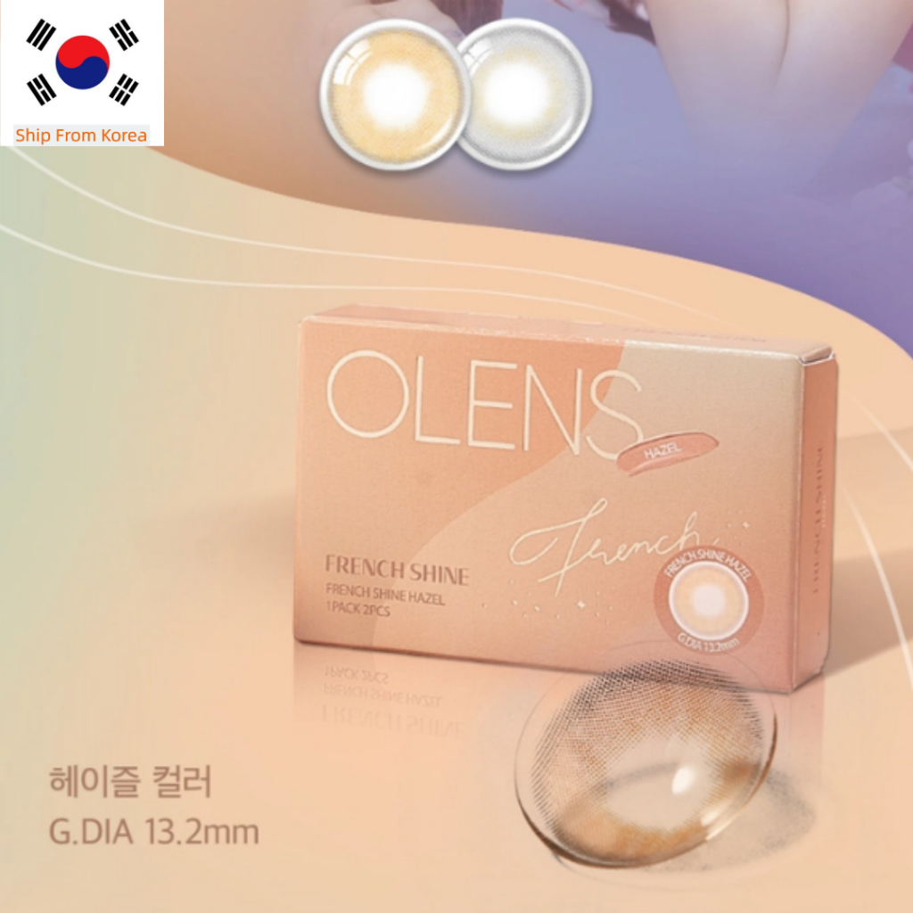 Olens FRENCH SHINE HAZEL 2P และ GARY 2P คอนแทคเลนส์ สไตล์เกาหลี
