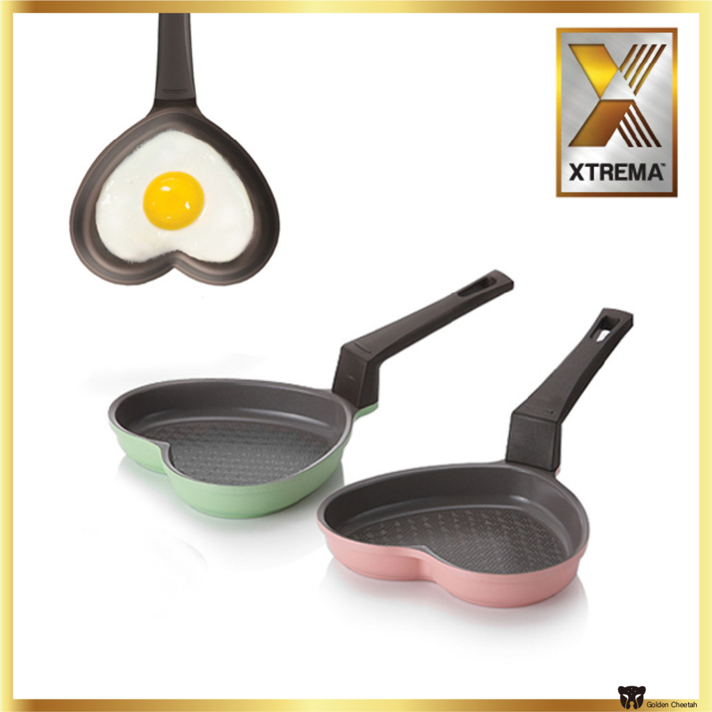 [ผลิตในเกาหลี] กระทะไข่ขนาดเล็กรูปหัวใจ Neoflam Non-Stick