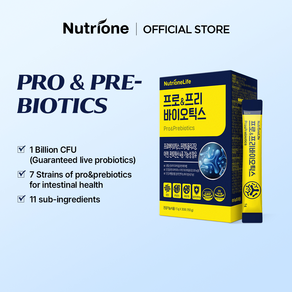 NUTRIONE Pro & Prebiotics (5g x 30 แท่ง) 1 กล่อง