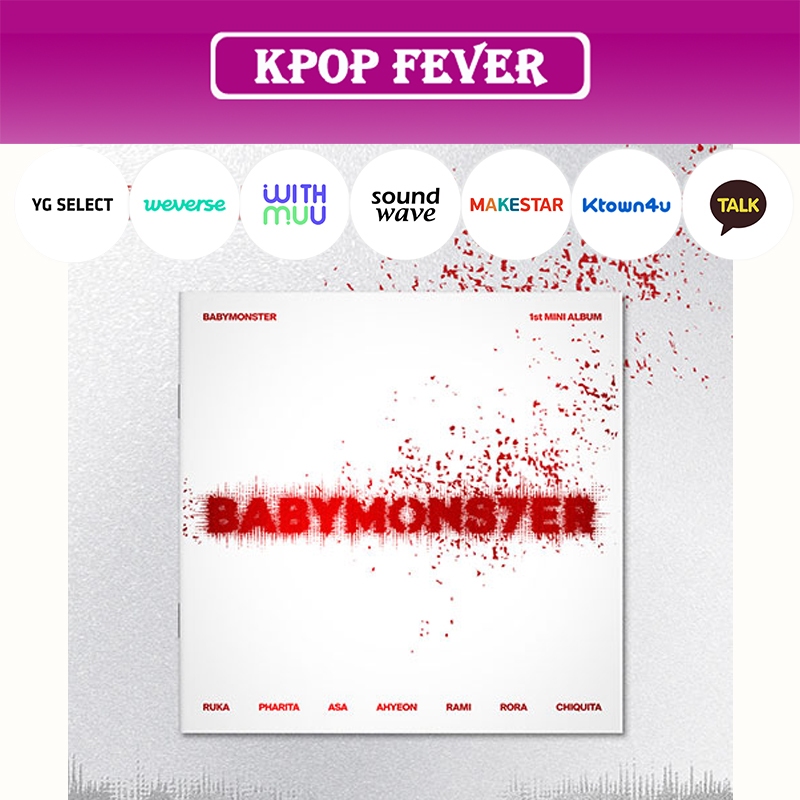 (POB) BABYMONSTER - 1st MINI ALBUM [ BABYMONS7ER ] (PHOTOBOOK VER.) BABY MONSTER