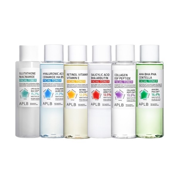 [APLB] โทนเนอร์บํารุงผิวหน้า 160 มล. (ไนอะซินาไมด์กลูตาไธโอน, กรดไฮยารูลอนิก, เรตินอลวิตามิน, กรดซาล