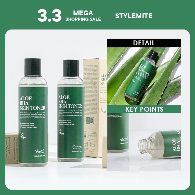 #Stylemite #โทนเนอร์ว่านหางจระเข้ #บำรุงผิว #สกินแคร์เกาหลี #เกาหลี