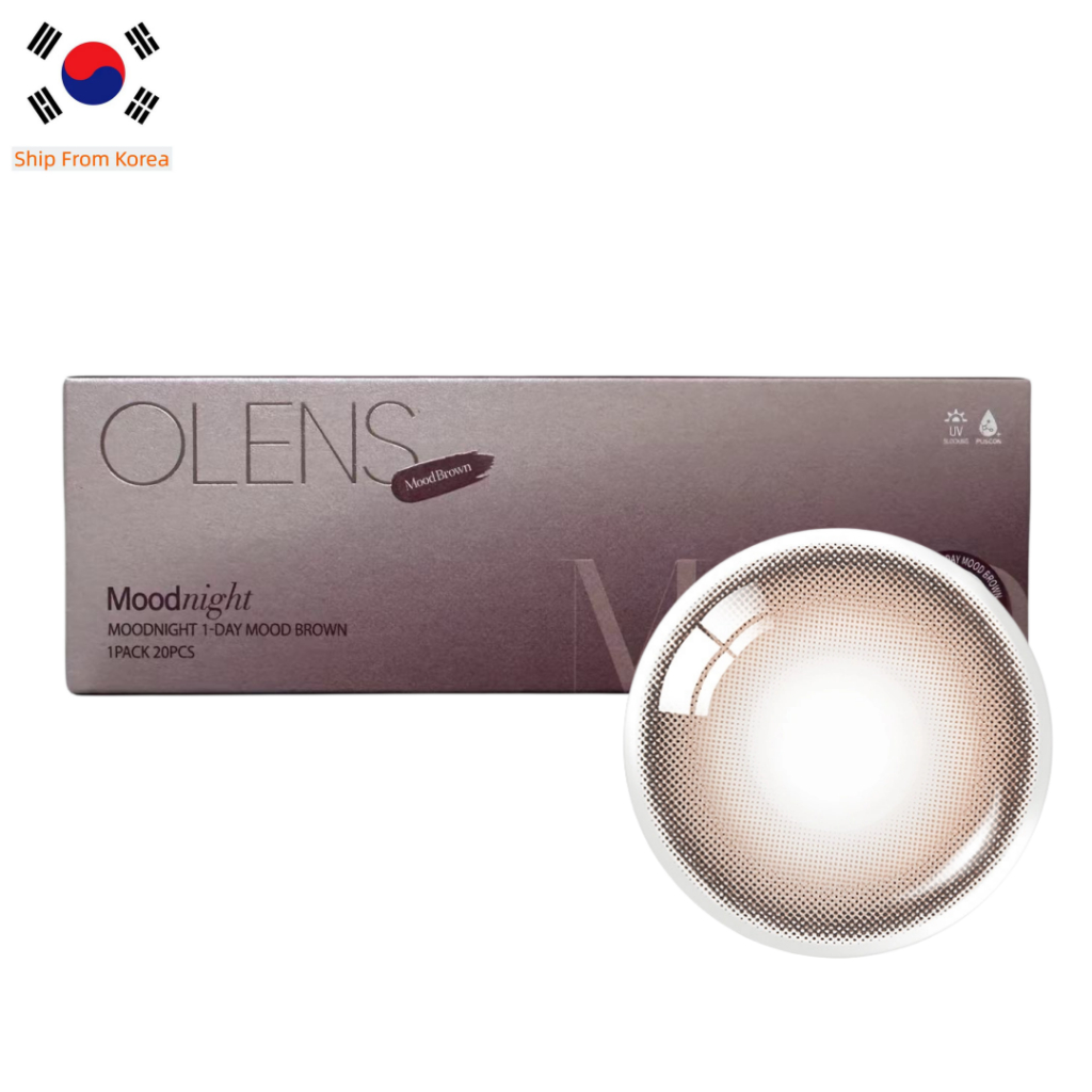 Olens MOODNIGHT BROWN 20P คอนแทคเลนส์ เลนส์เกาหลี