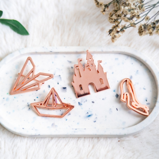 (ผู้ขาย SG) เข็มกลัด Outline Rose Gold / Pins