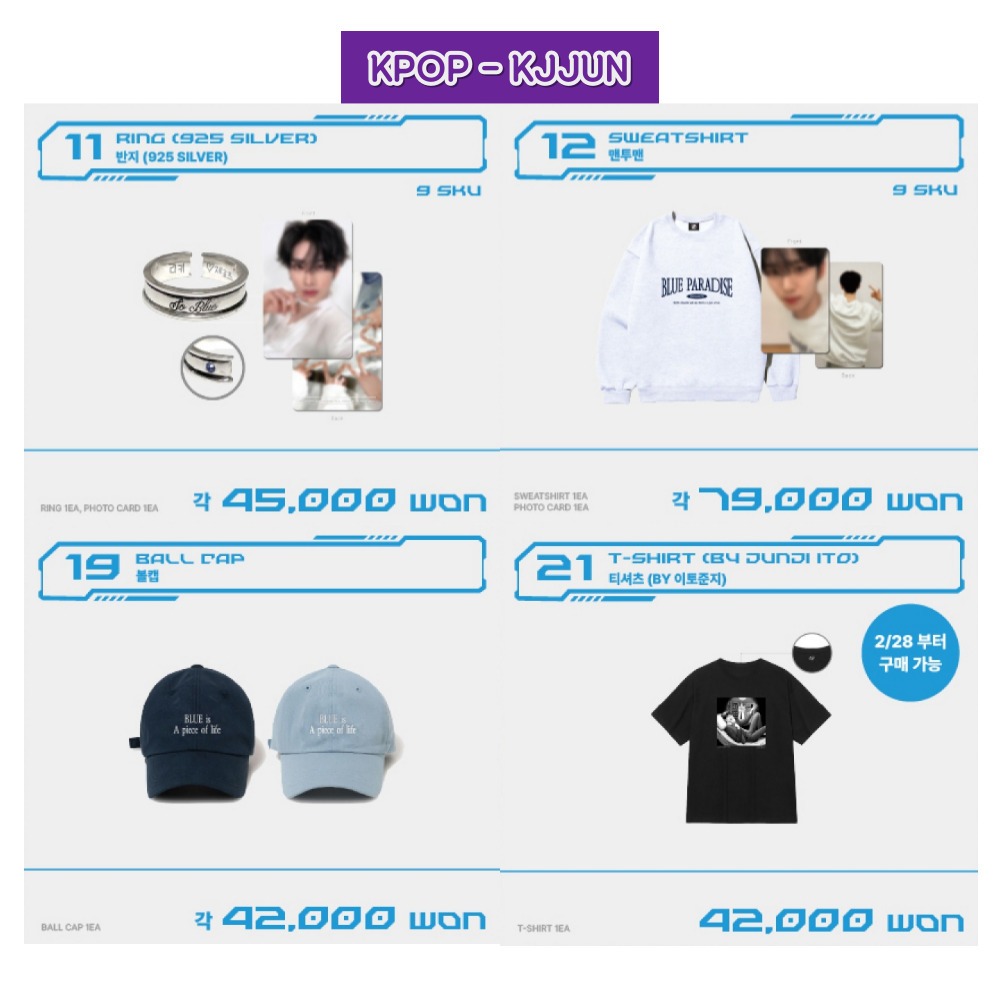 ZEROBASEONE [BLUE PARADISE’ POP-UP STORE] OFFICIAL MD