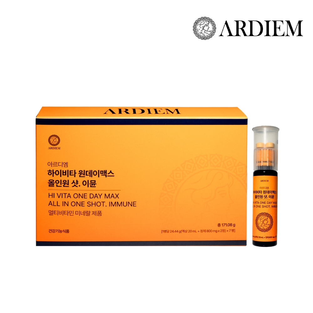 [ Ardiem ] Hi Vita Oneday Max All-in-One Shot Immune Liquid Multivitamin 7ea