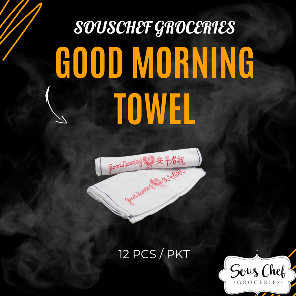 Kitchen APPLIANCES GOOD MORNING TOWEL 12 ชิ้น/PKT