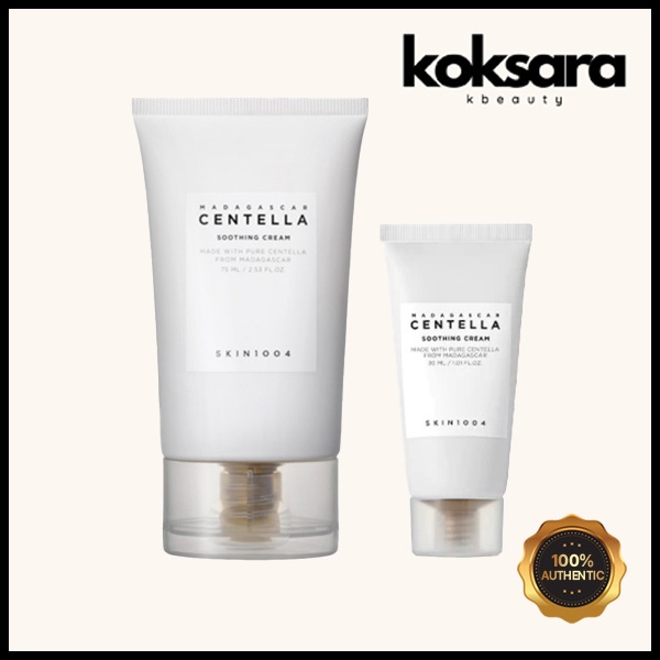 Skin1004 madagascar cica ครีมบํารุงผิว ขนาด 30 มล. 75 มล.