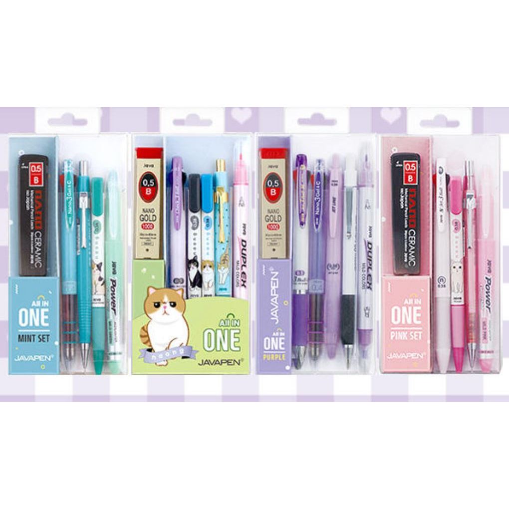 [ผลิตในเกาหลี] Java แพ็คเขียน - รวมปากกา ดินสอกด ไฮไลท์