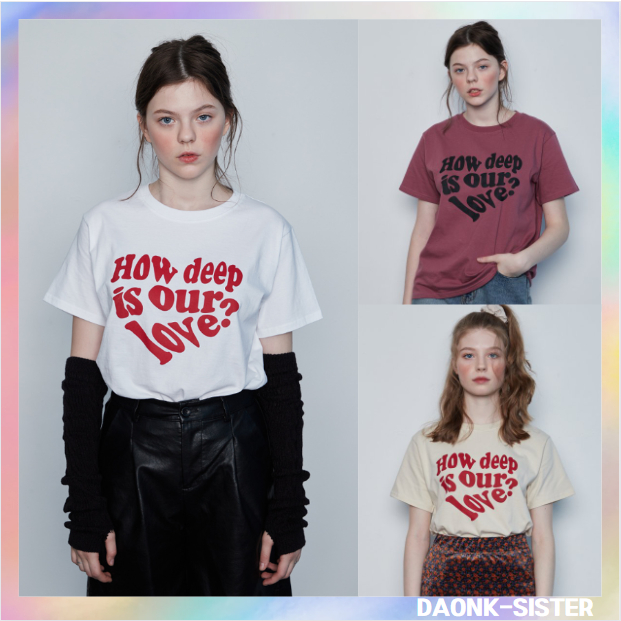 [LUVISTRUE] In LOVE TEE เสื้อยืด 3 สี ของแท้ 100%