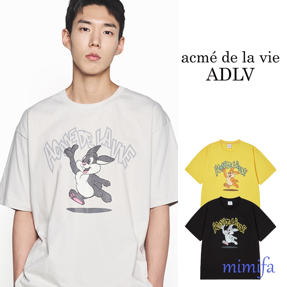 [acme de la vie ADLV] CARTOON CHHINILLA SHORT SLEEVE T-SHIRT